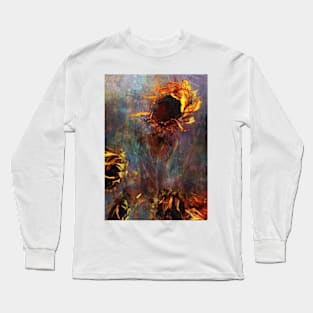 Sunflowers Mixed Media 03 Long Sleeve T-Shirt